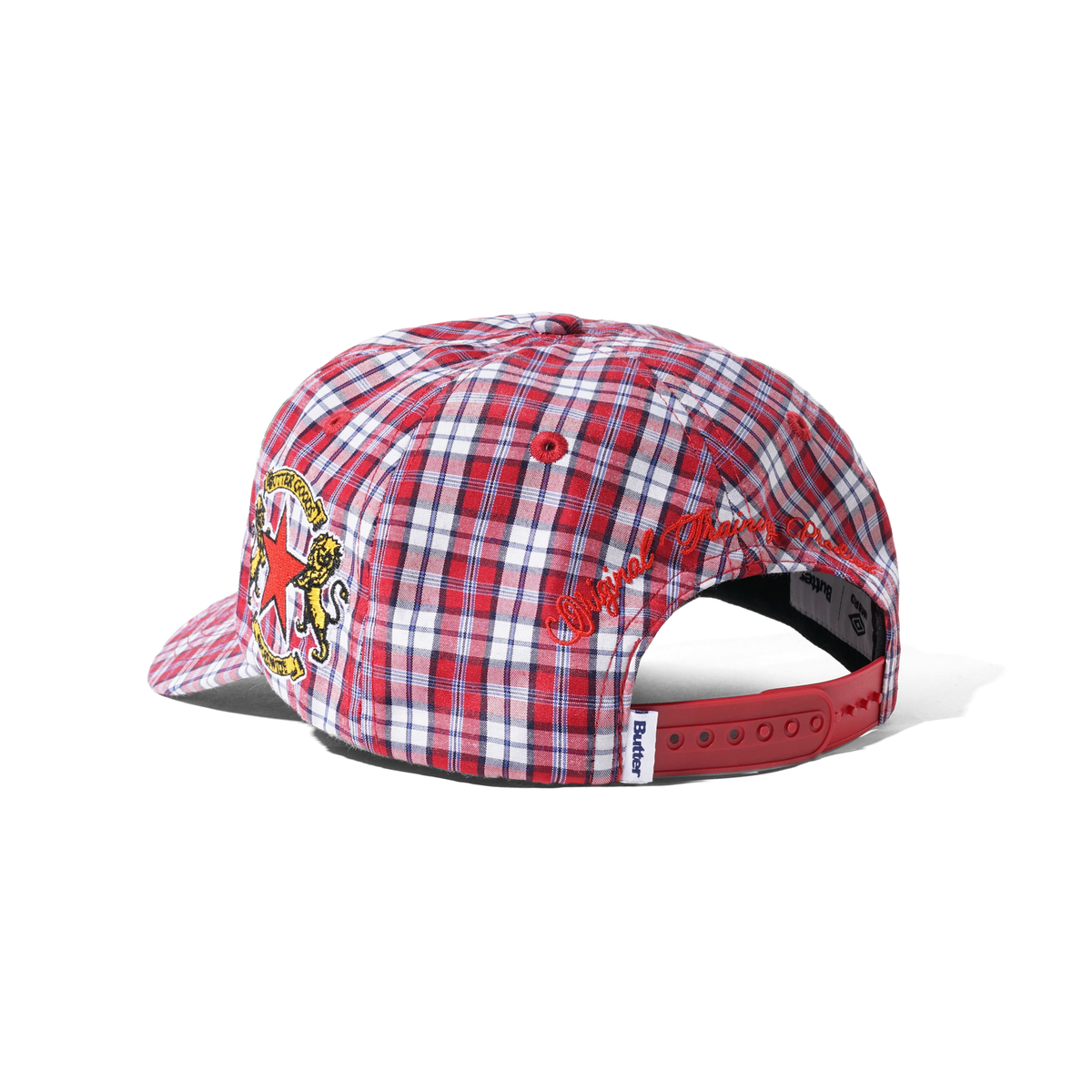 BUTTER GOODS x UMBRO Victory 5 Panel Cap Plaid