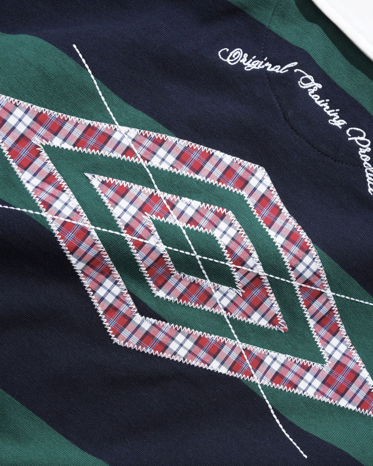 BUTTER GOODS x UMBRO Victory Rugby Polo Navy/Forest