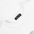 DIME Cursive Denim Tee White