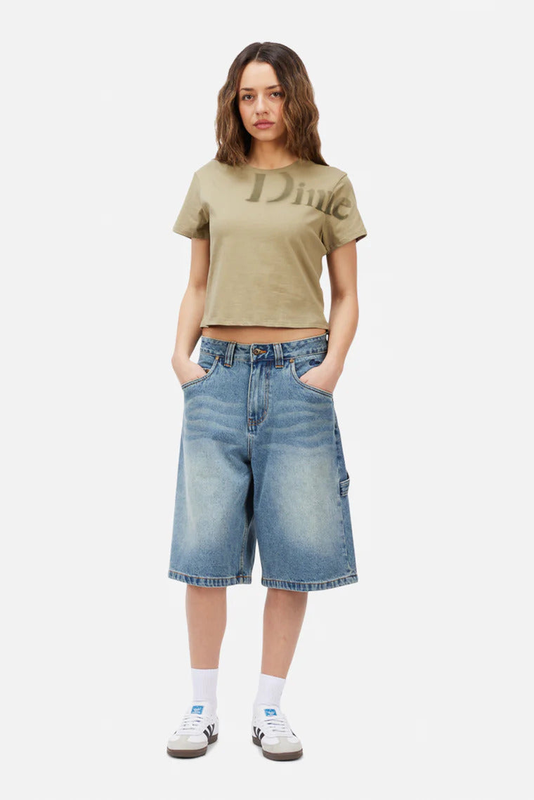 DIME Classic Stencil Tee Military Olive