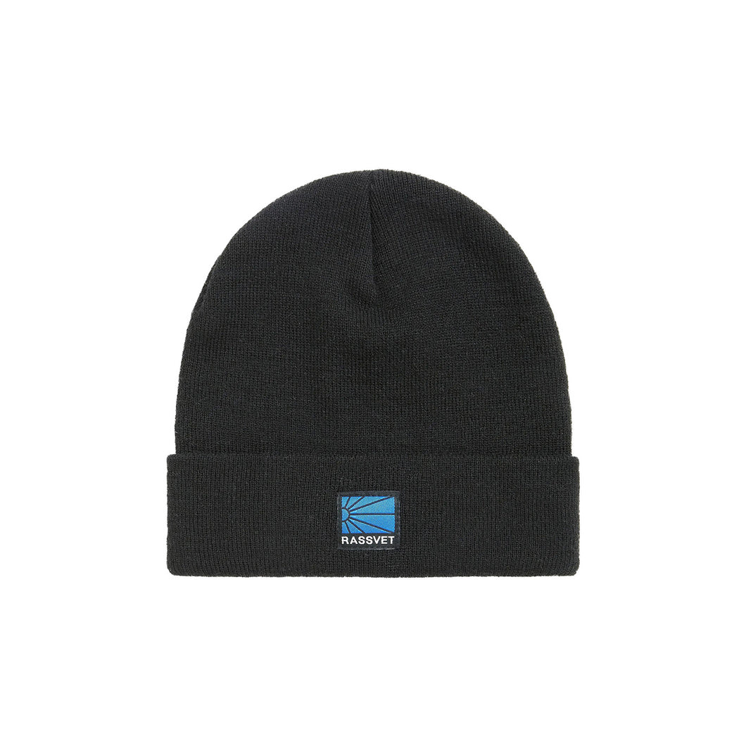 Berretto con logo classico RASSVET nero