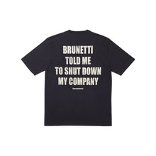 Load image into Gallery viewer, YOUTH CLUB Brunetti Tee Black
