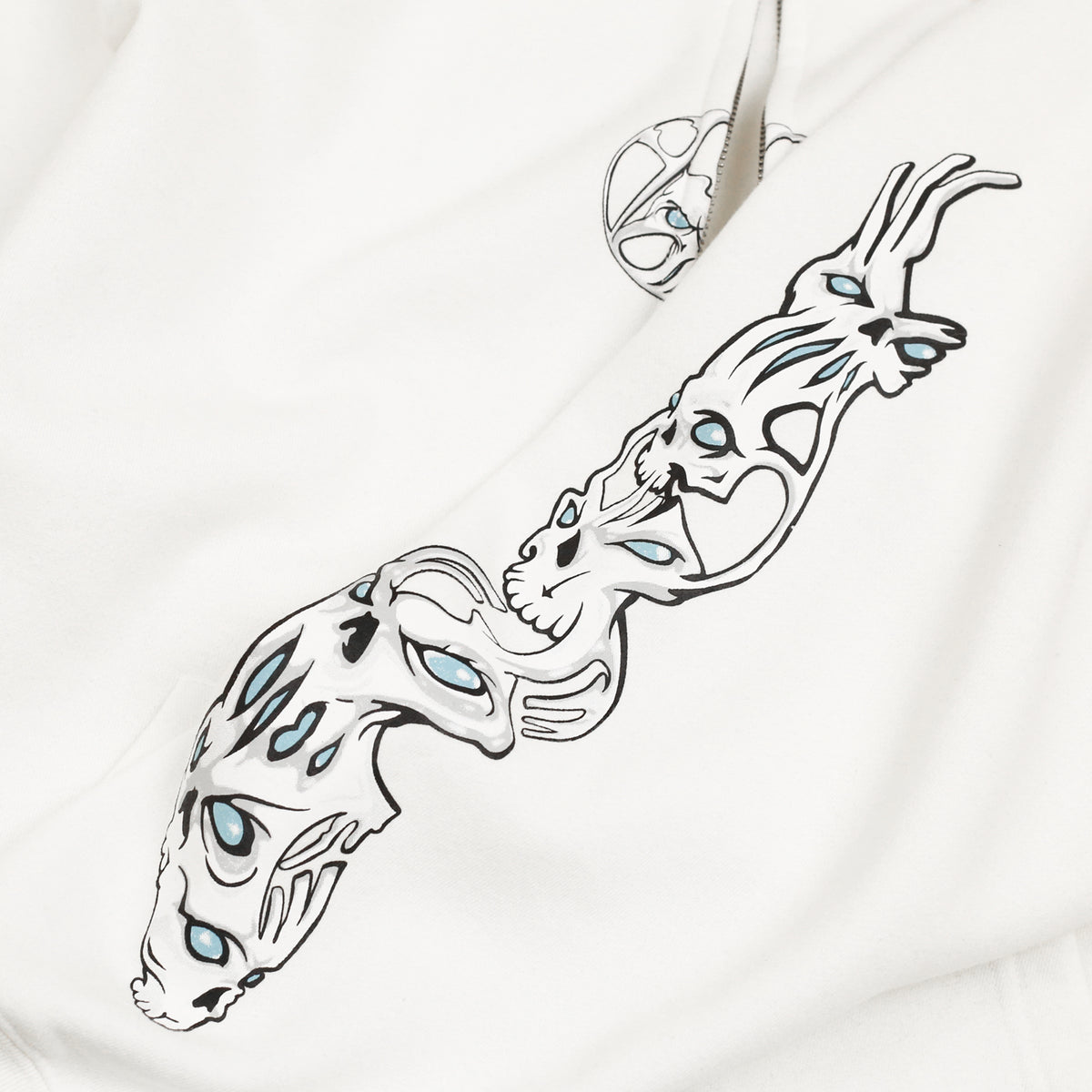 YARDSALE Bullseye Hoodie White