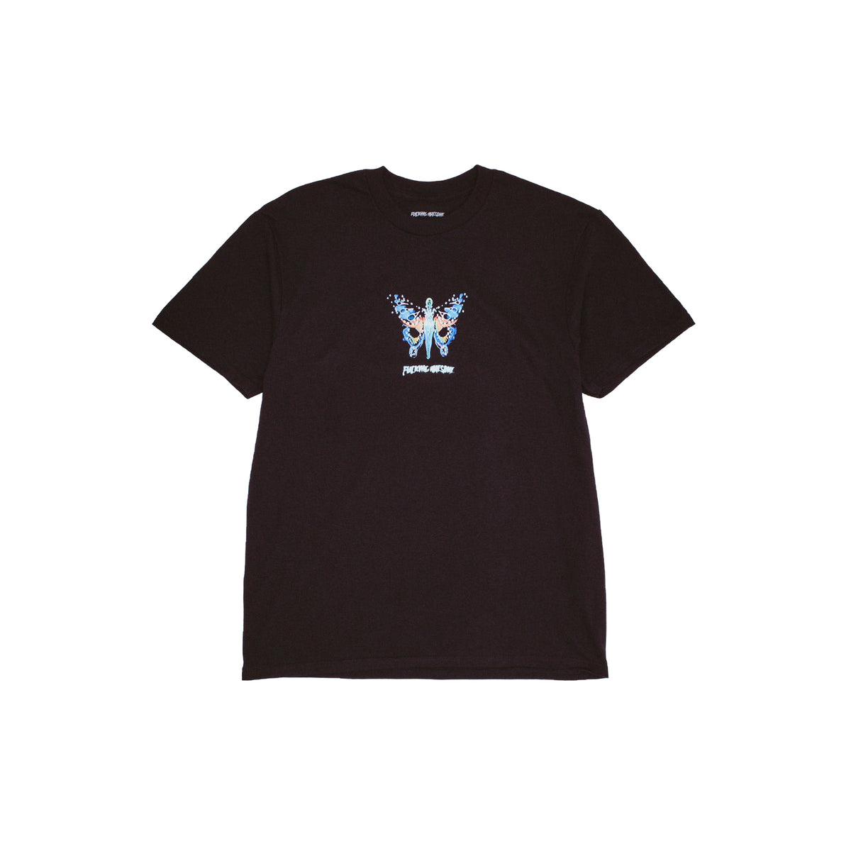 FUCKING AWESOME Butterfly Short Sleeve Tee Black