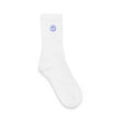 Lade das Bild in den Galerie-Viewer, CIVILIST MIni Smiler Socks White/Royal
