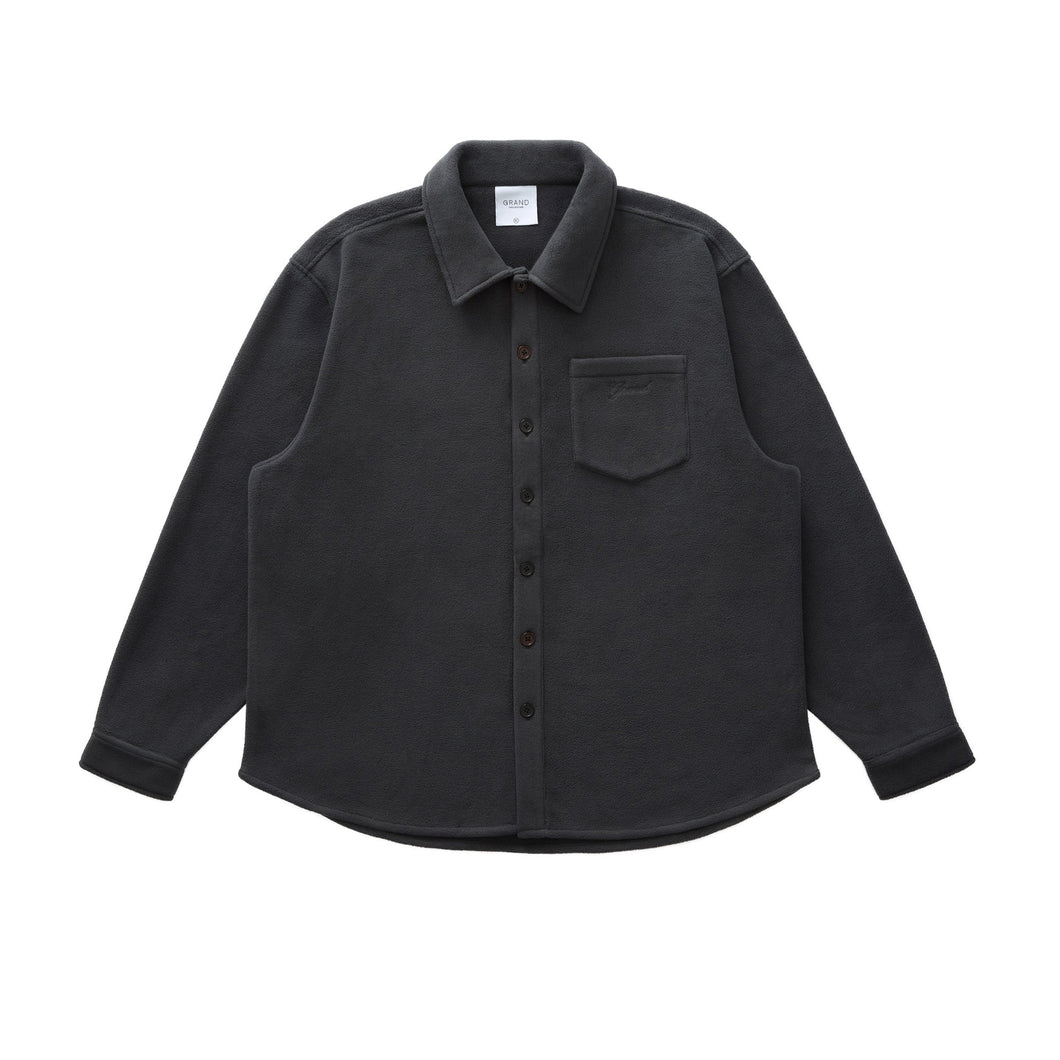 GRAND COLLECTION James Polar Fleece Overshirt