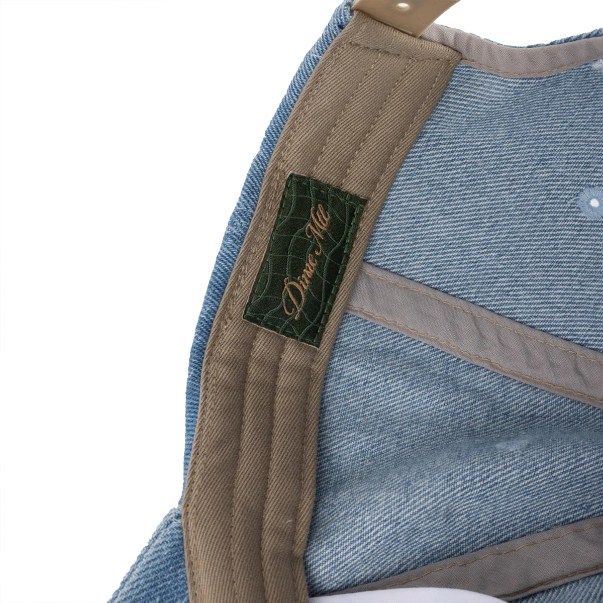 DIME Cursive Denim Worker Cap Blue Washed
