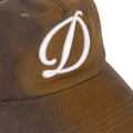 DIME Cursive Denim Worker Cap Brown Washed