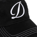DIME Cursive Denim Worker Cap Black Washed