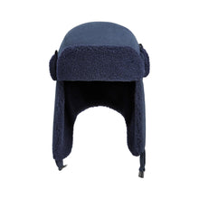 Load image into Gallery viewer, RASSVET Waxed Trapper Hat Navy
