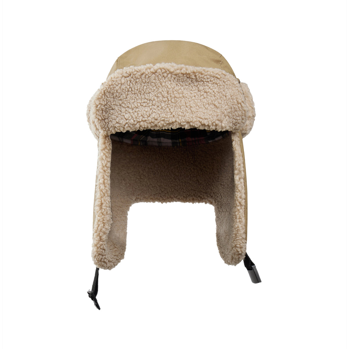 RASSVET Waxed Trapper Hat Beige