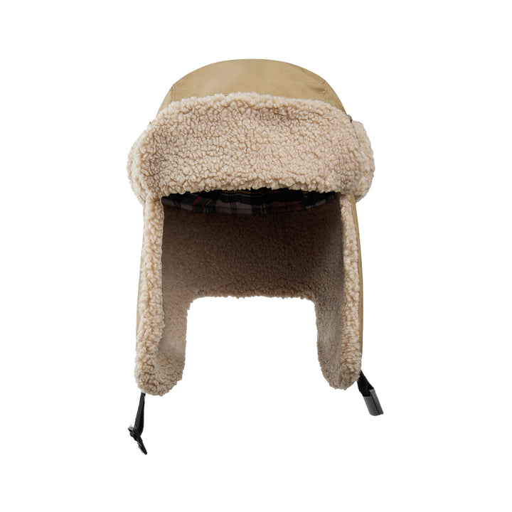 RASSVET Waxed Trapper Hat Beige