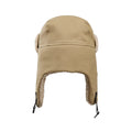 RASSVET Waxed Trapper Hat Beige
