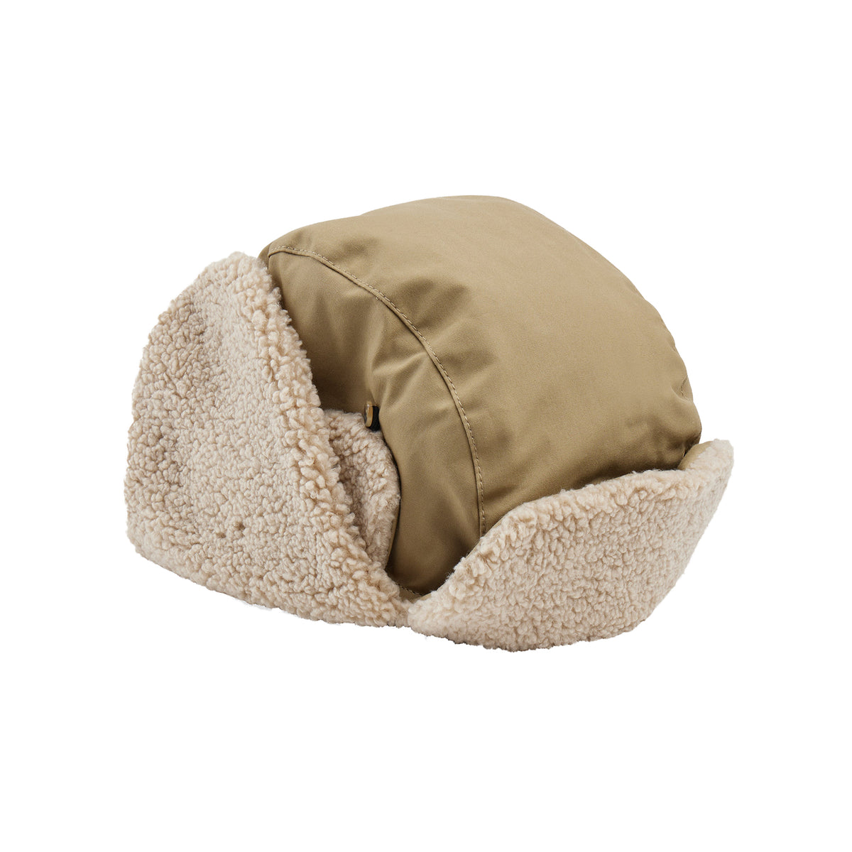 RASSVET Waxed Trapper Hat Beige