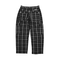 YARDSALE YS Plaid Cargos Black