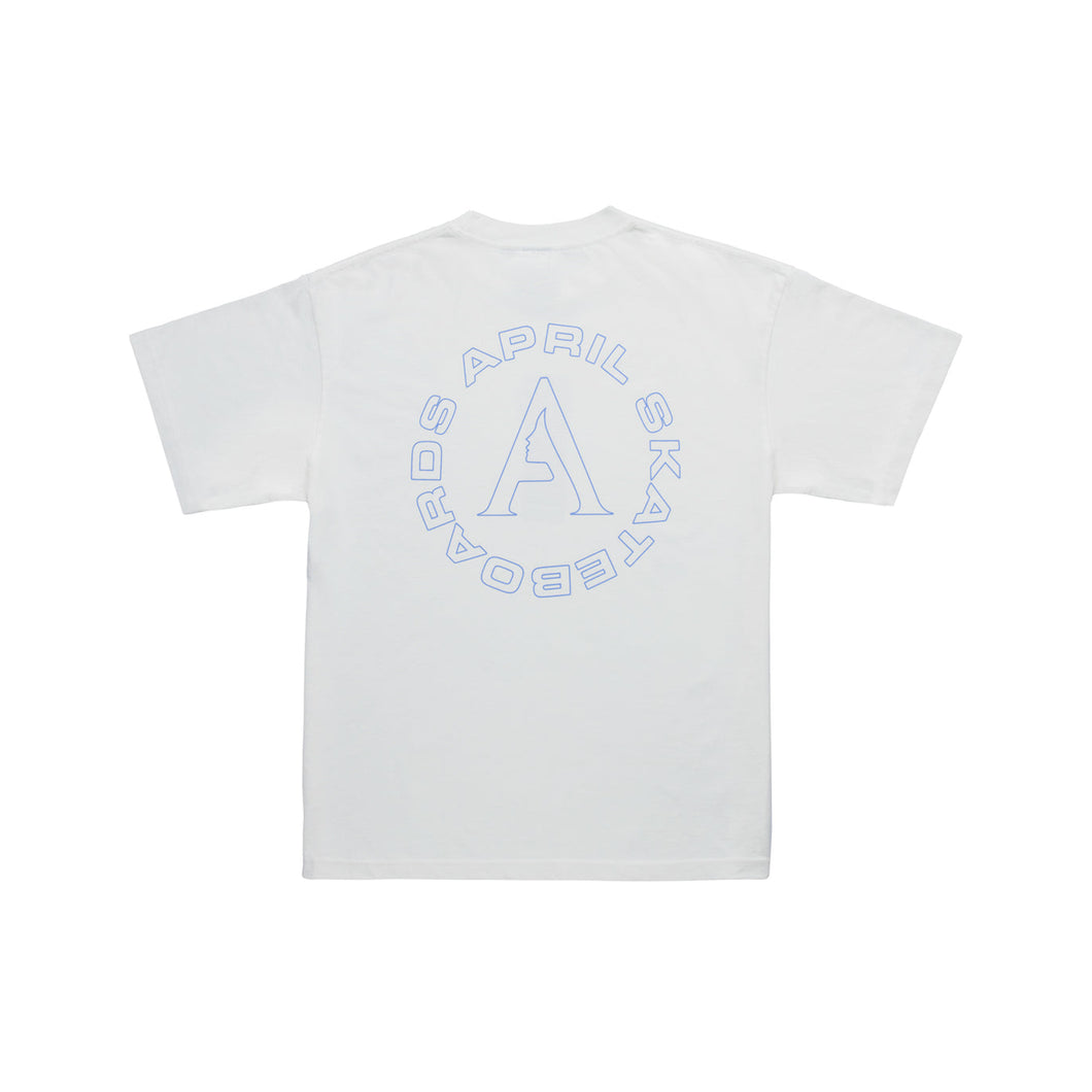 APRIL Full Circle Tee White