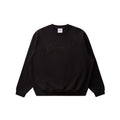 GRAND COLLECTION Embroidered Crewneck Black