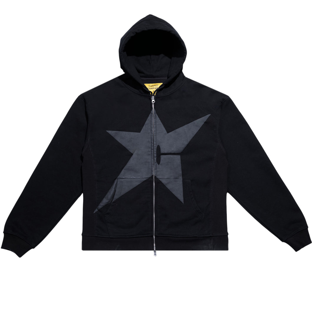 CARPET COMPANY Puff Print Hoodie Black