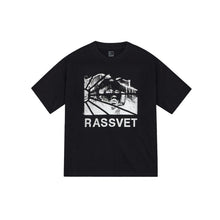 Load image into Gallery viewer, RASSVET Heritage Logo Tee Black
