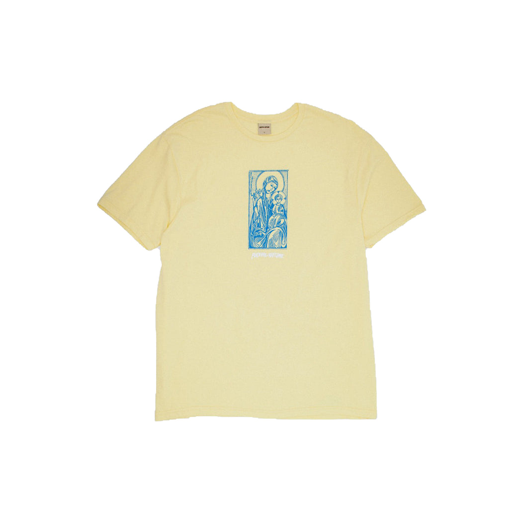 FUCKING AWESOME Hate The Pain Away Short Sleeve Tee Yellow