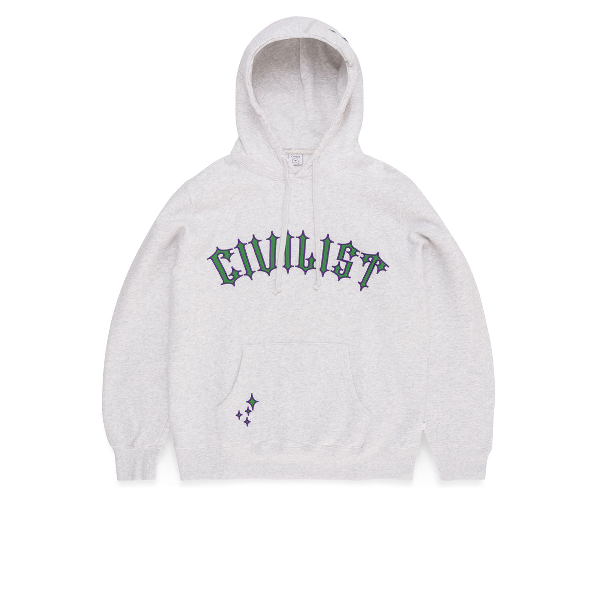 CIVILIST Spike Hood Light Heather Grey