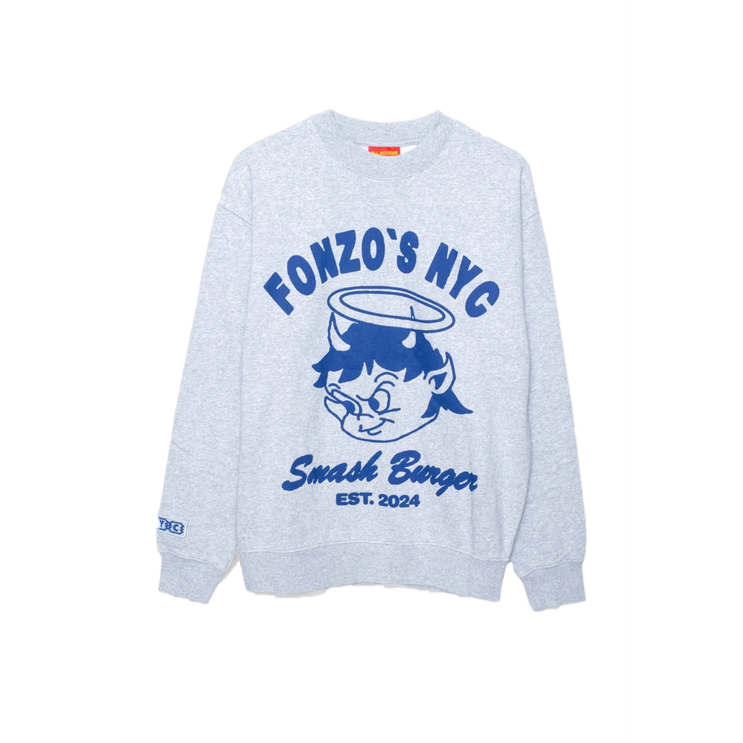 PUBLIC POSSESSION Fonzo's Crewneck Heather Grey