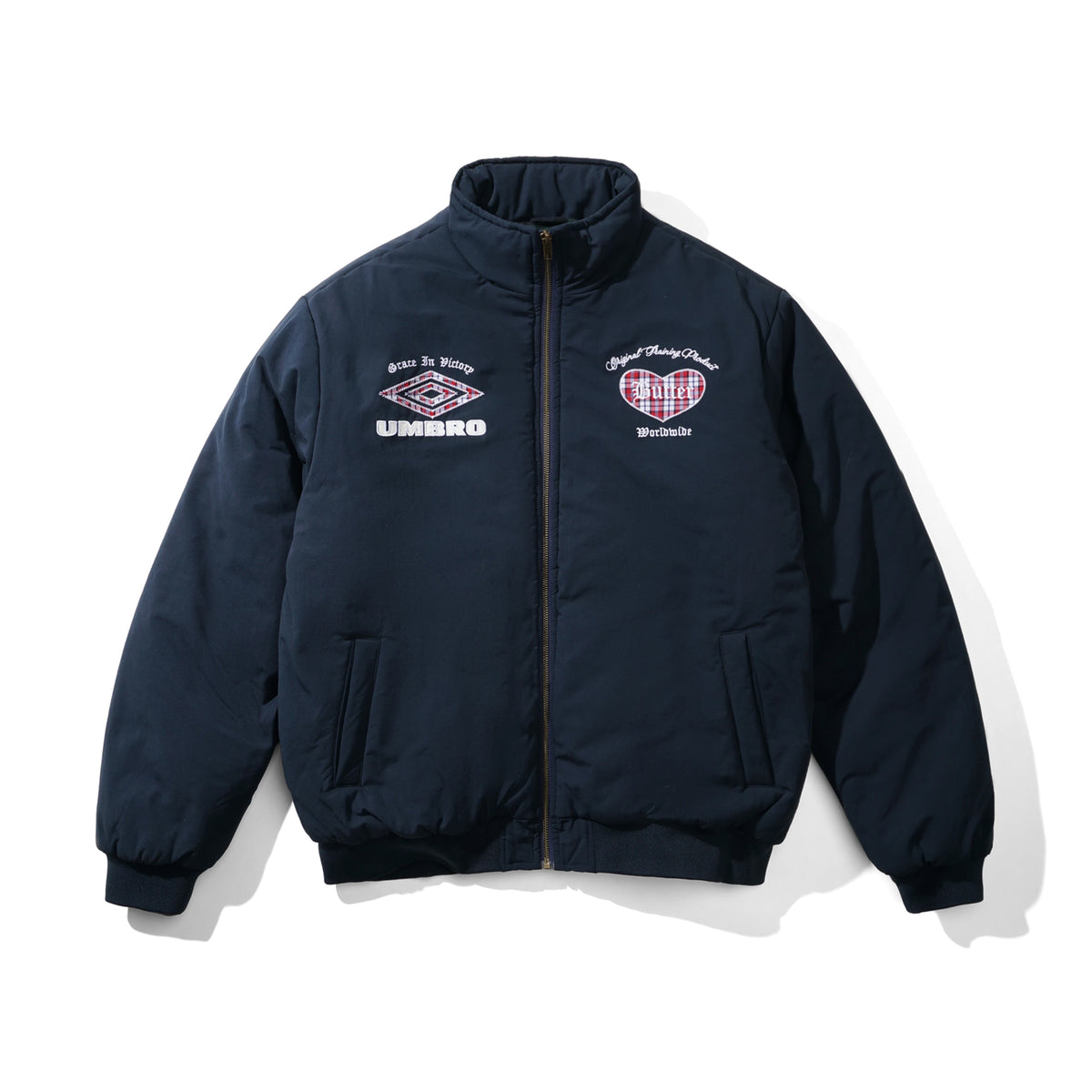 BUTTER GOODS x UMBRO Victory Jacket Navy