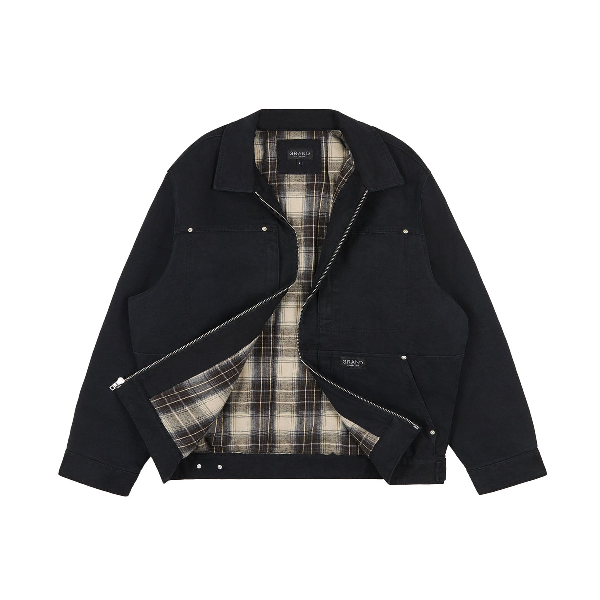GRAND COLLECTION Connor Work Jacket Black
