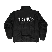 Load image into Gallery viewer, 18UNO OG Logo Puffer Jacket Black
