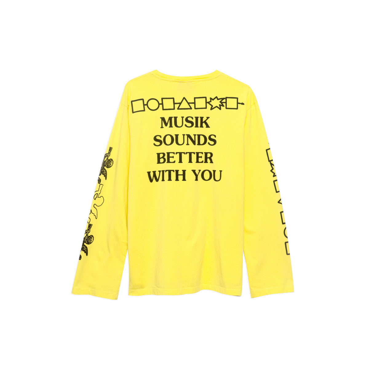 PUBLIC POSSESSION Musikinstrumente Long Sleeve Bright Yellow