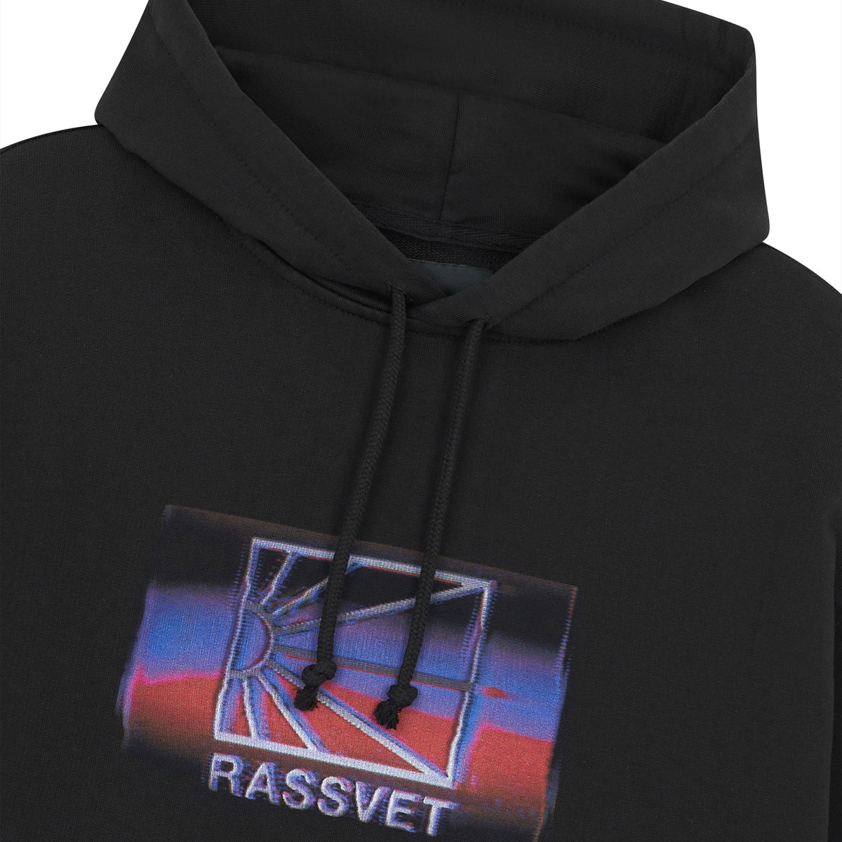 RASSVET Glitch Hoodie Black
