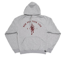 Load image into Gallery viewer, QUASI Run Hoodie Heather Grey
