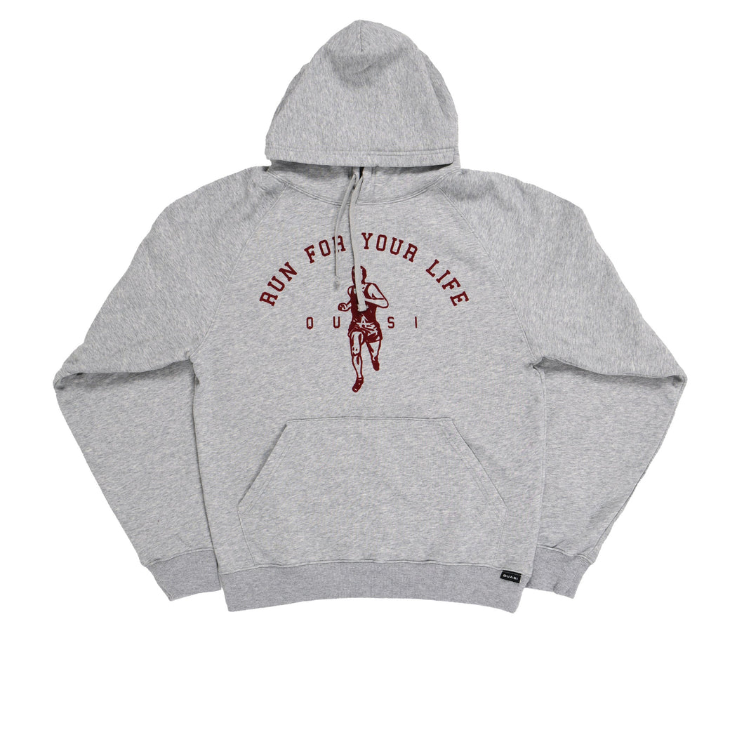 QUASI Run Hoodie Heather Grey