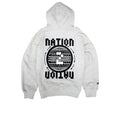 NOWADAYS MAGAZINE Nation II Nation Hoodie Grey Melange