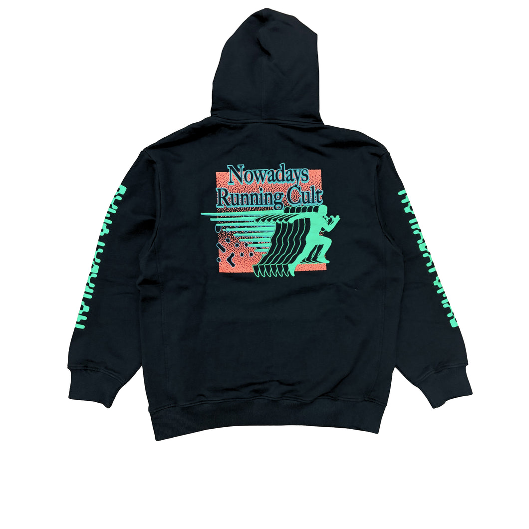 NOWADAYS MAGAZINE Running Cult Hoodie Black