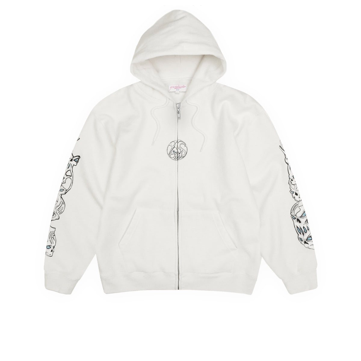 YARDSALE Bullseye Hoodie White