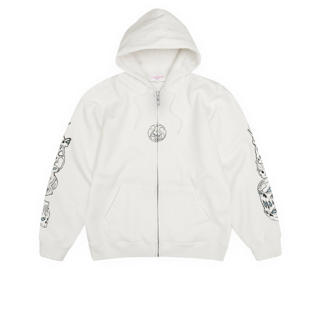 YARDSALE Bullseye Hoodie White