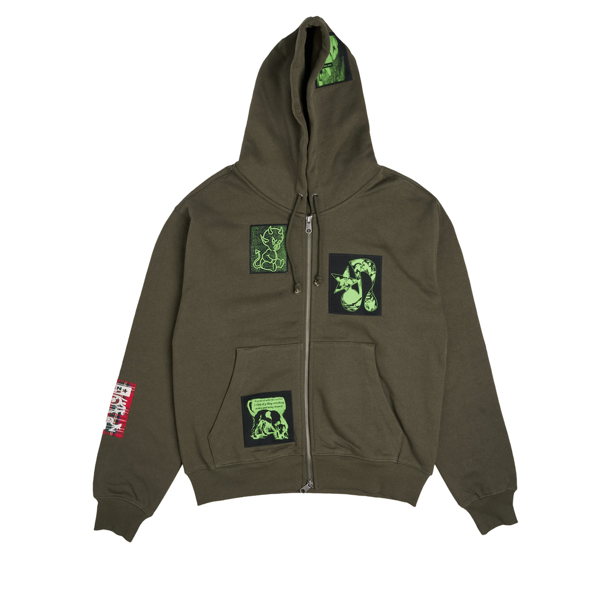 TOKEN 4U Carly 2- Way Zip Hoodie Trench