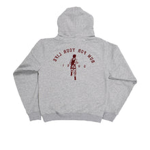 Load image into Gallery viewer, QUASI Run Hoodie Heather Grey
