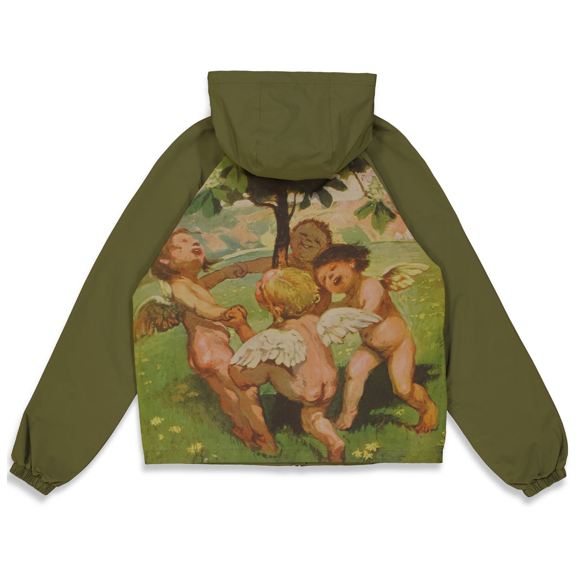 THE LOOSE COMPANY Angel Shell Jacket Forest Green