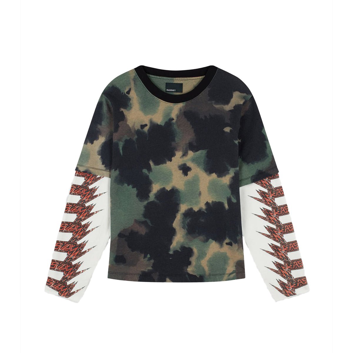 RASSVET Faux Layered Metal LS Tee Camo