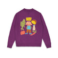 THE LOOSE COMPANY Food Knitted Sweat Purple