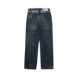 將圖片載入圖庫檢視器 DEVA STATES Grit Dirty Wash Denim Pants Washed Blue

