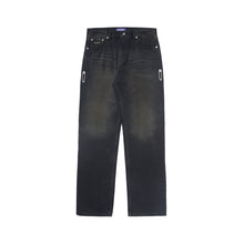 Carica l&#39;immagine nel visualizzatore di Gallery, DEVA STATES Grit Dirty Wash Denim Pants Washed Black
