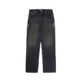 DEVA STATES Grit Dirty Wash Denim Pants Washed Black