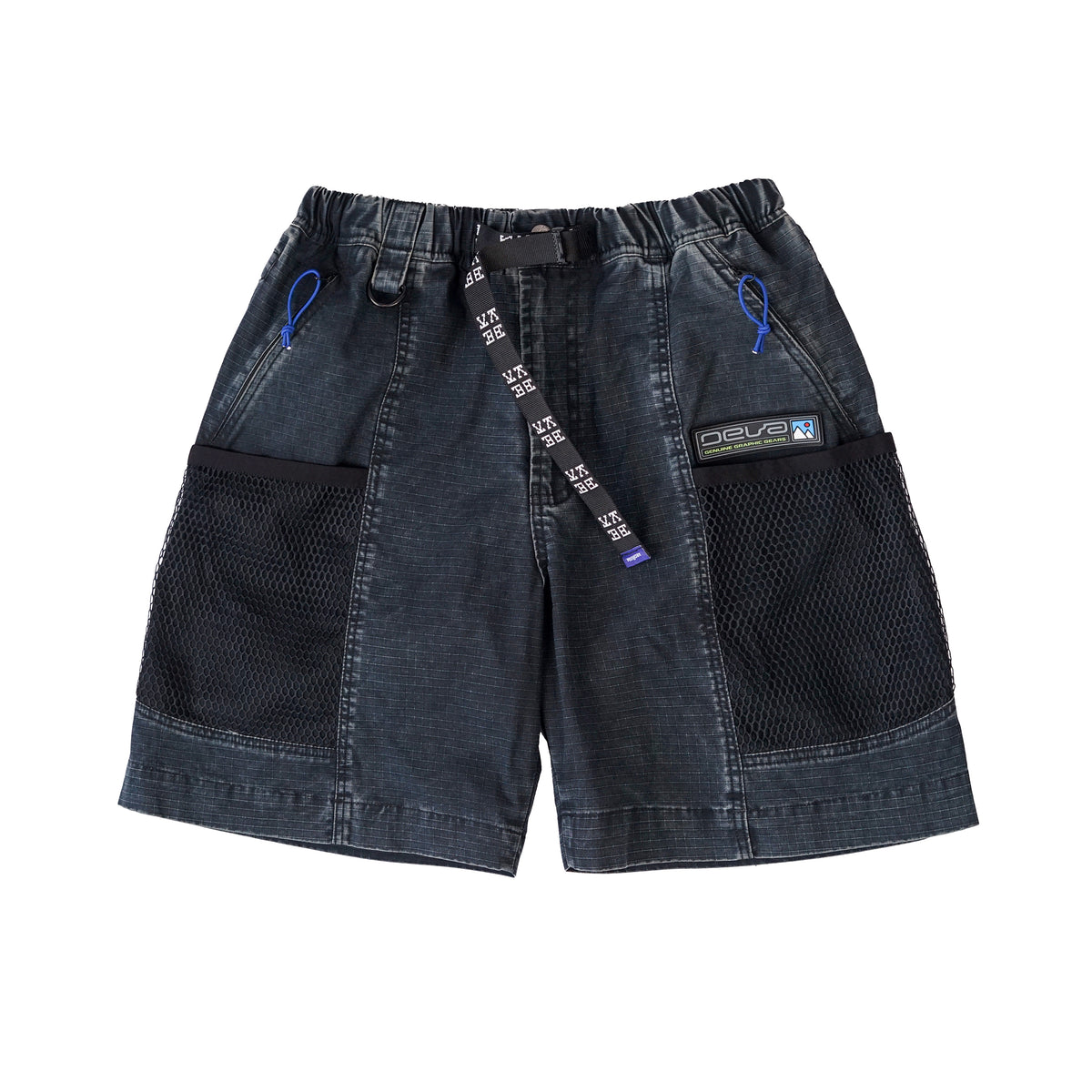 DEVA STATES Hike Cargo Shorts Washed Black