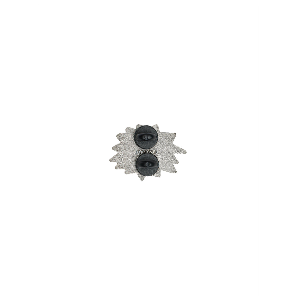 RASSVET Sun Smiley Pin Red