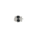 RASSVET Sun Smiley Pin Red