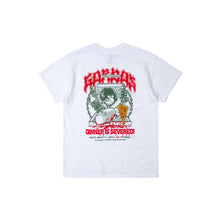 Load image into Gallery viewer, PLAYDUDE Pizza Massacre Tee White
