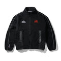 BUTTER GOODS x UMBRO Polartec Zip-Thru Jacket Black